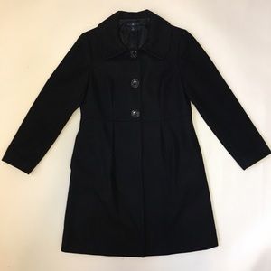 GAP Wool Blend Black Peacoat